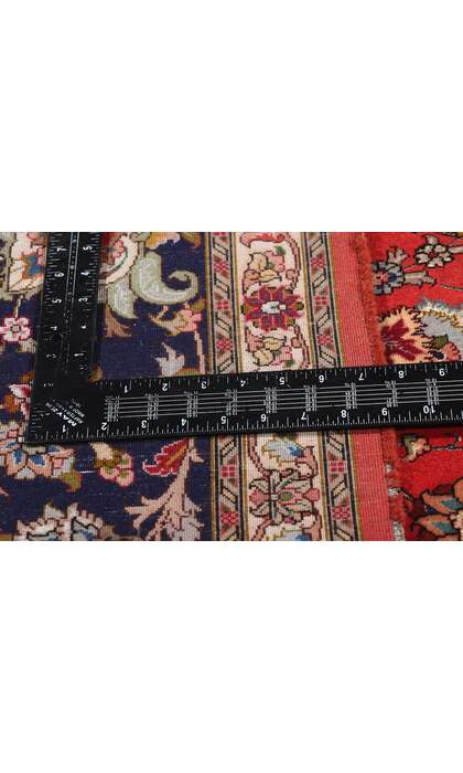 8 x 12 Vintage Red Persian Tabriz Rug 77730