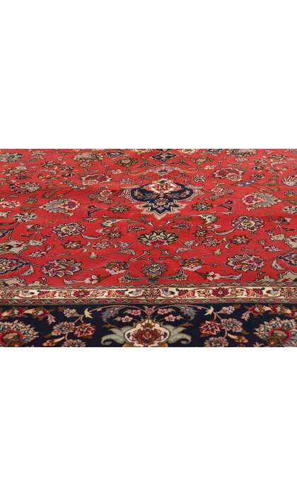 8 x 12 Vintage Red Persian Tabriz Rug 77730