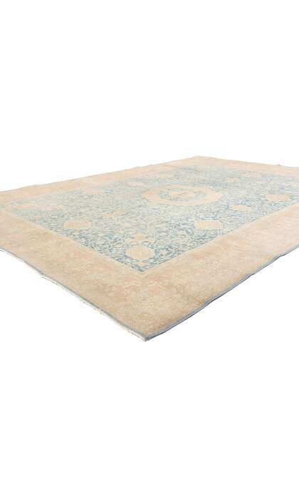 8 x 11 Distressed Antique Persian Tabriz Rug 53175