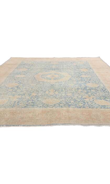 8 x 11 Distressed Antique Persian Tabriz Rug 53175