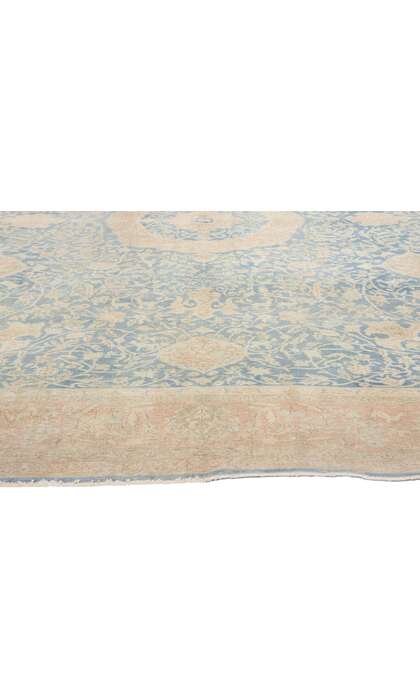 8 x 11 Distressed Antique Persian Tabriz Rug 53175