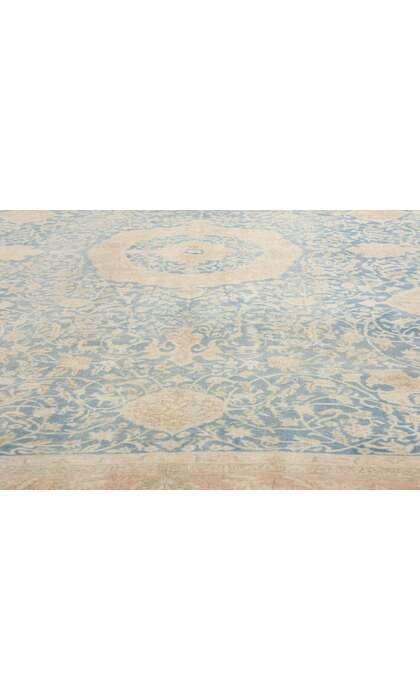 8 x 11 Distressed Antique Persian Tabriz Rug 53175