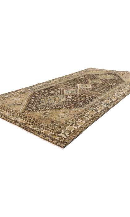5 x 10 Distressed Antique Persian Malayer Rug 60981
