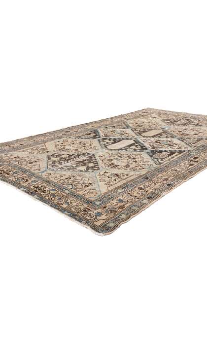 5 x 9 Distressed Antique Persian Malayer Rug 60983