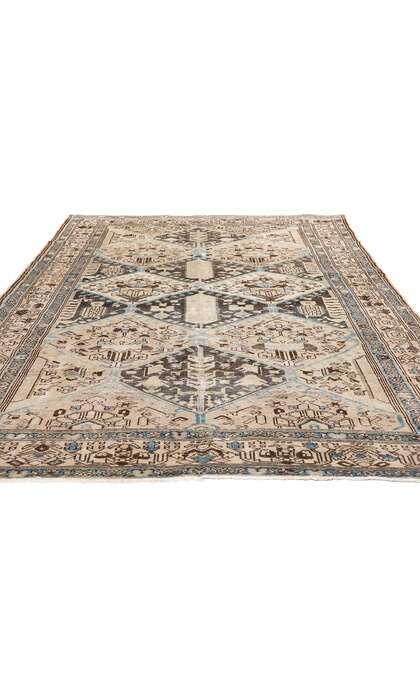 5 x 9 Distressed Antique Persian Malayer Rug 60983