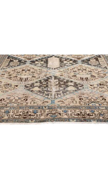 5 x 9 Distressed Antique Persian Malayer Rug 60983
