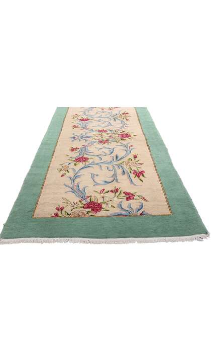 3 x 20 Signed Vintage Persian Kerman Rug Runner 61367