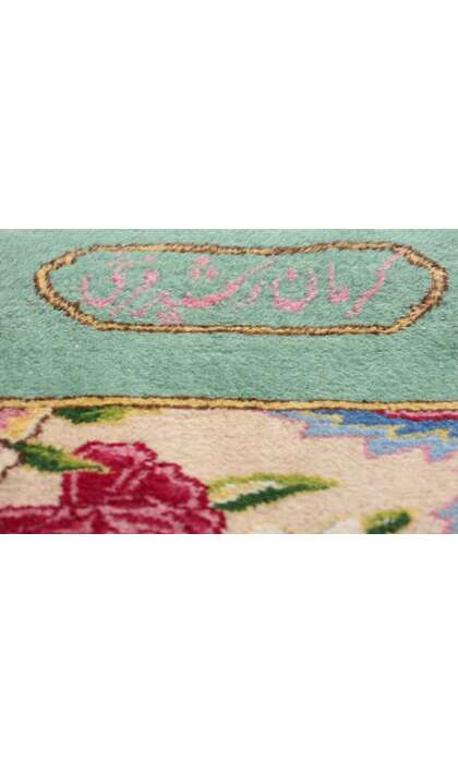 3 x 20 Signed Vintage Persian Kerman Rug Runner 61367