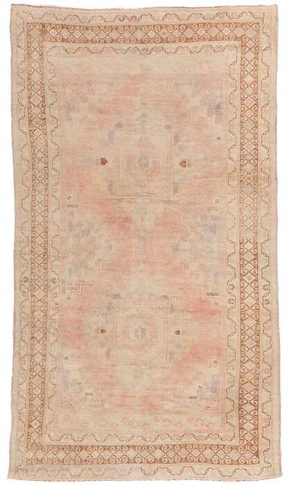 5 x 9 Vintage Turkish Oushak Rug 53560