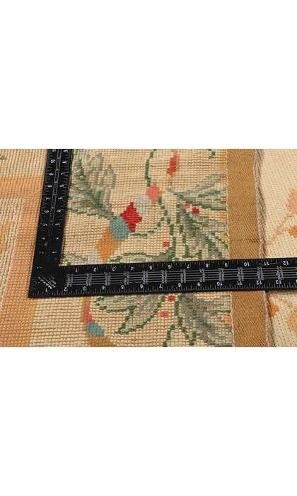 11 x 15 Antique Spanish Needlepoint Rug 72494