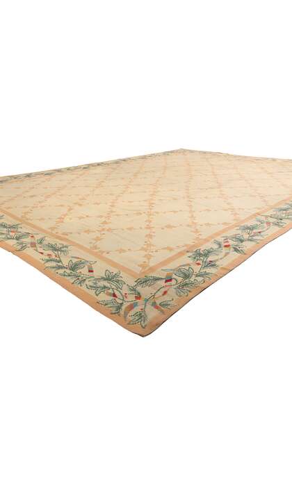 11 x 15 Antique Spanish Needlepoint Rug 72494