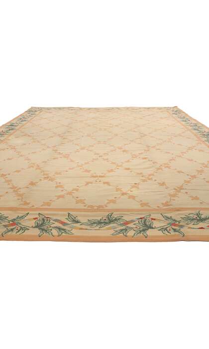 11 x 15 Antique Spanish Needlepoint Rug 72494