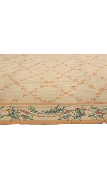 11 x 15 Antique Spanish Needlepoint Rug 72494