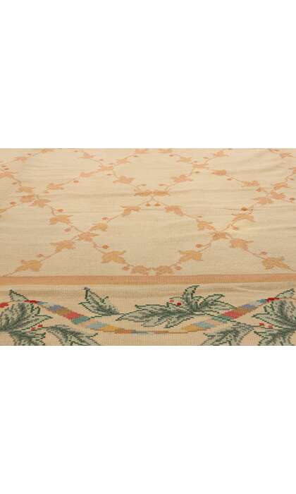 11 x 15 Antique Spanish Needlepoint Rug 72494