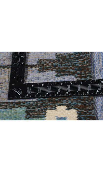 4 x 7 Sverker Greuholm Vintage Swedish Rollakan Rug 79057