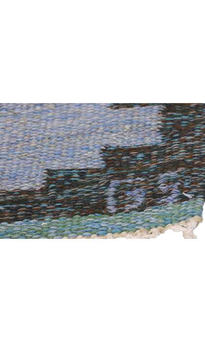 4 x 7 Sverker Greuholm Vintage Swedish Rollakan Rug 79057