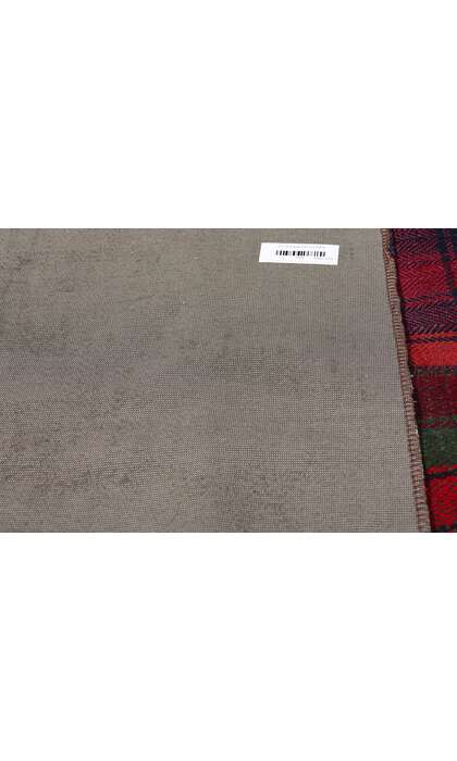 10 x 14 Vintage Tartan Plaid Kilim Rug 60809