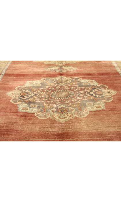 5 x 12 Vintage Turkish Oushak Rug Runner 51448