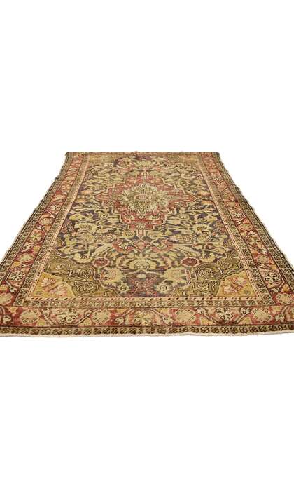 4 x 6 Antique Turkish Sivas Rug 50245