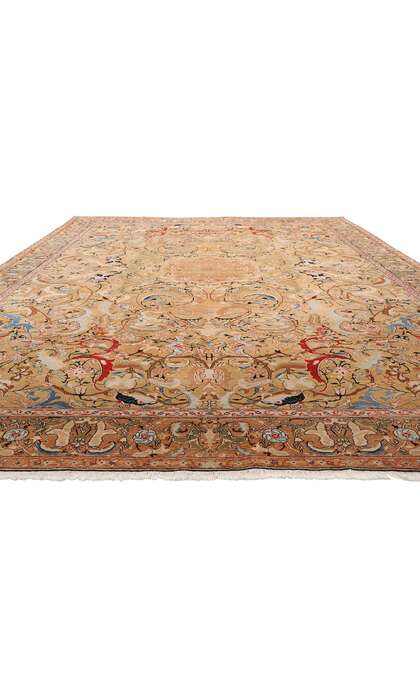 11 x 15 Vintage Persian Tabriz Rug 79014