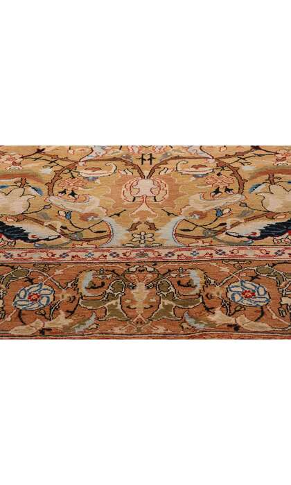 11 x 15 Vintage Persian Tabriz Rug 79014