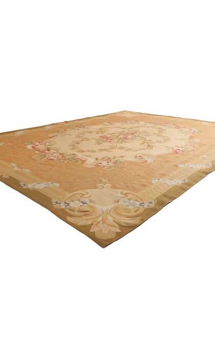 9 x 12 Vintage Chinese Aubusson Rug 79143