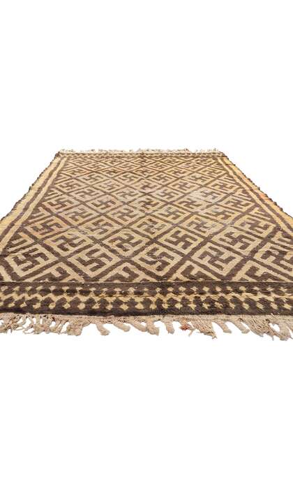 6 x 11 Distressed Vintage Taznakht Moroccan Rug 21669
