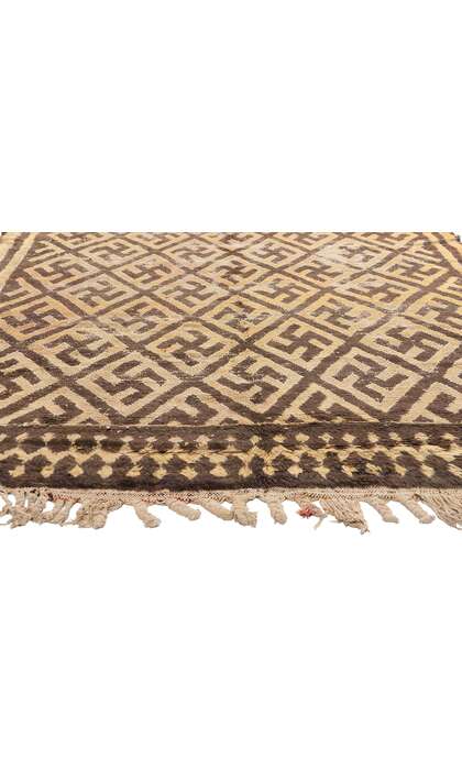 6 x 11 Distressed Vintage Taznakht Moroccan Rug 21669