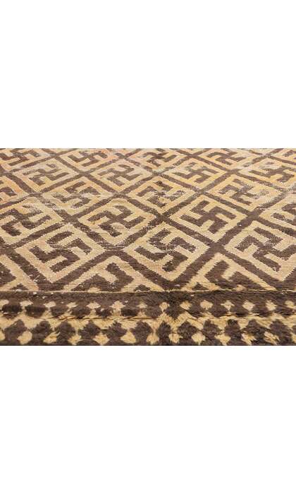 6 x 11 Distressed Vintage Taznakht Moroccan Rug 21669