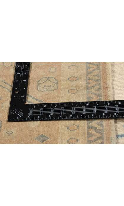 6 x 8 Vintage Muted Turkish Oushak Rug 53706