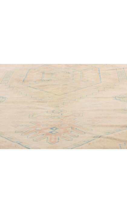 6 x 8 Vintage Muted Turkish Oushak Rug 53706