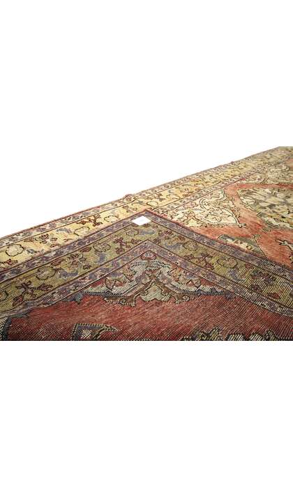 5 x 12 Vintage Turkish Oushak Rug 73897