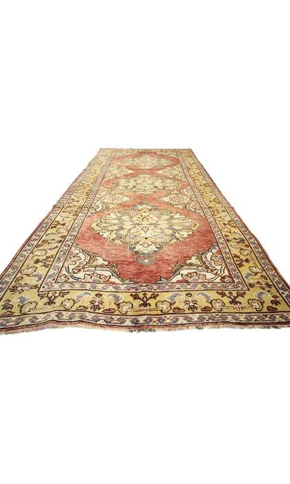 5 x 12 Vintage Turkish Oushak Rug 73897