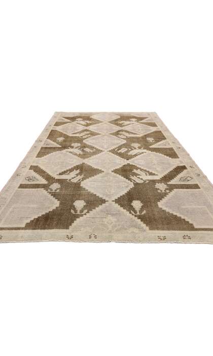 5 x 9 Vintage Turkish Oushak Rug 52469