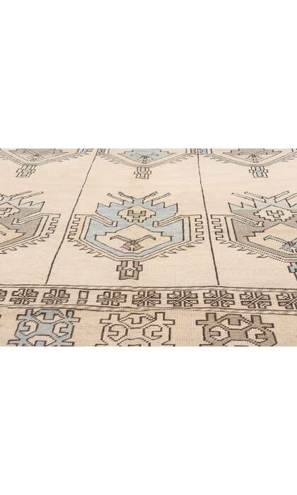 7 x 10 Vintage Turkish Oushak Rug 53684