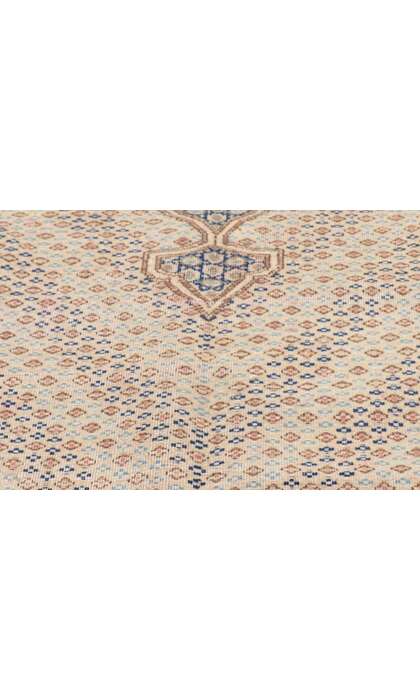 7 x 10 Distressed Vintage Persian Kerman Rug 53750