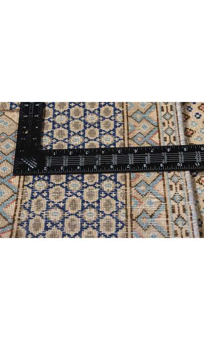 7 x 10 Distressed Vintage Persian Kerman Rug 53750