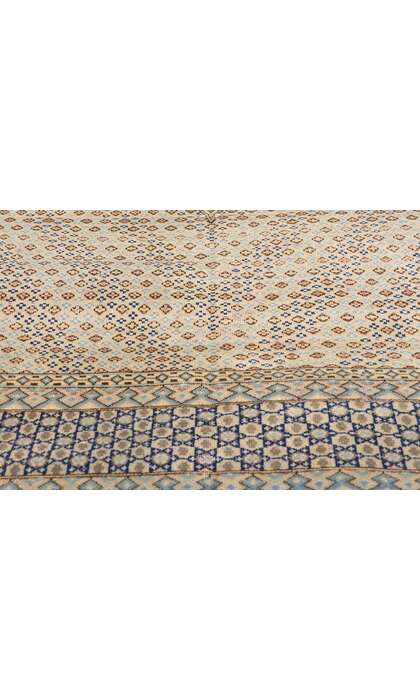 7 x 10 Distressed Vintage Persian Kerman Rug 53750