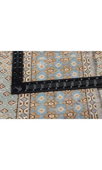 7 x 9 Distressed Vintage Persian Kerman Rug 53759