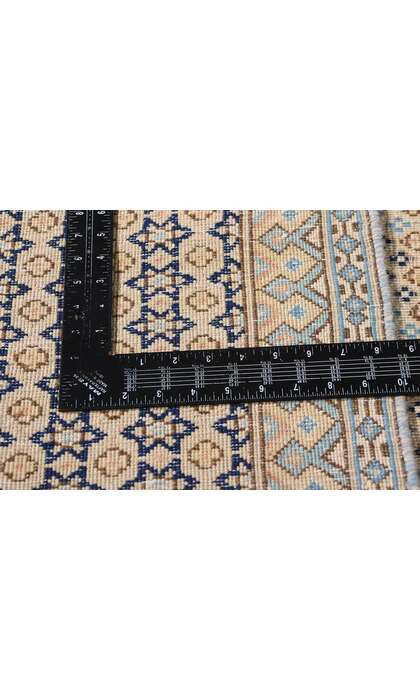 7 x 9 Distressed Vintage Kerman Rug 53760