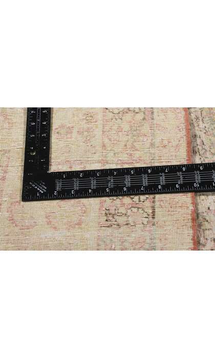 8 x 12 Distressed Vintage Persian Kerman Rug 74907