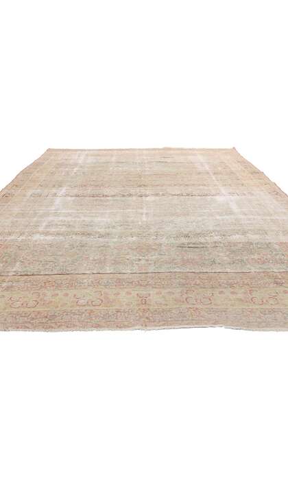 8 x 12 Distressed Vintage Persian Kerman Rug 74907
