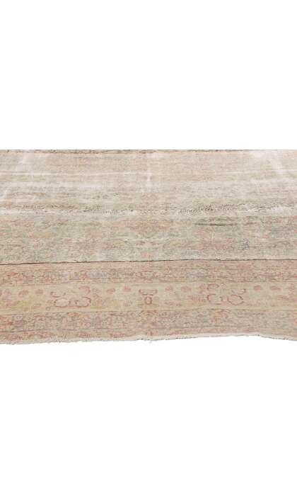 8 x 12 Distressed Vintage Persian Kerman Rug 74907