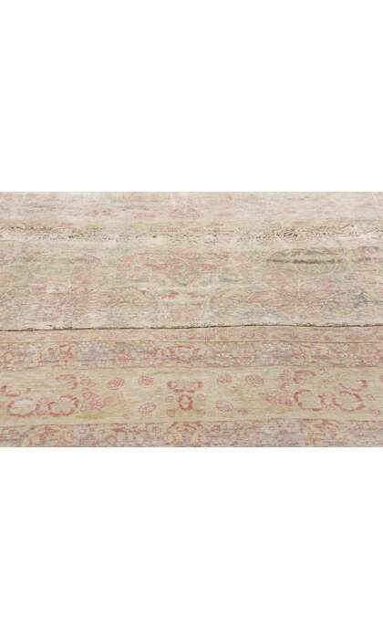 8 x 12 Distressed Vintage Persian Kerman Rug 74907