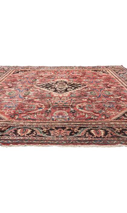 11 x 13 Vintage Persian Mahal Rug 74573