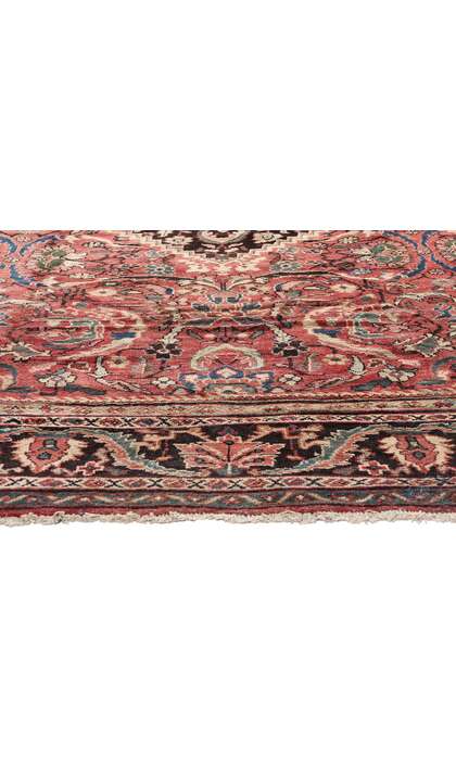 11 x 13 Vintage Persian Mahal Rug 74573