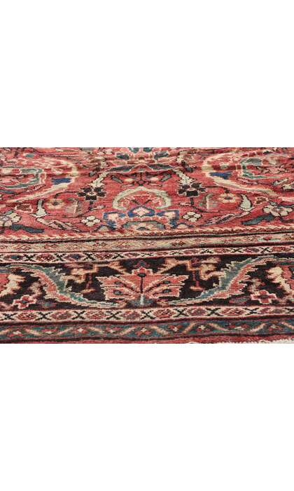 11 x 13 Vintage Persian Mahal Rug 74573