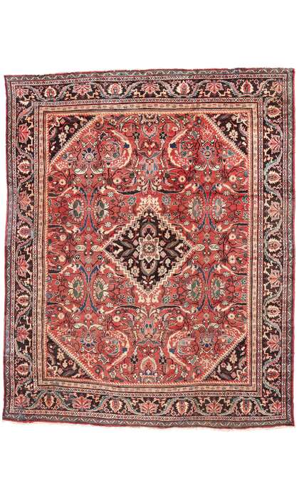 11 x 13 Vintage Persian Mahal Rug 74573