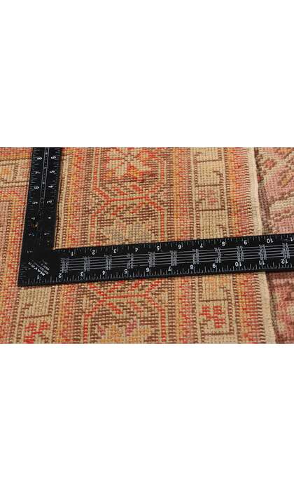 10 x 13 Vintage Pink Turkish Oushak Rug 52289