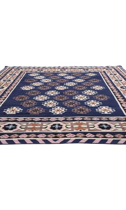 8 x 10 Vintage Maramures Romanian Kilim Rug 78021